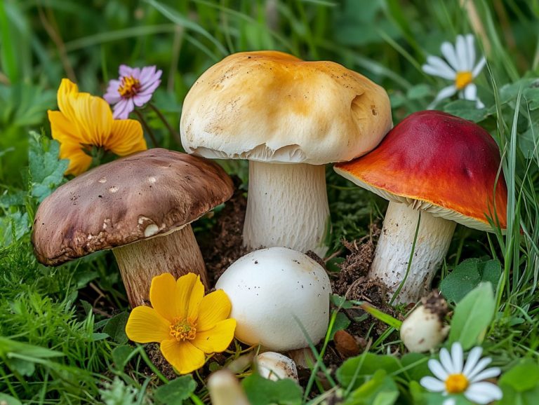 5 Common Edible Mushrooms in Spring