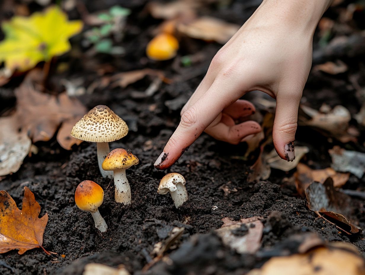 A visual guide to common mistakes in mushroom identification.