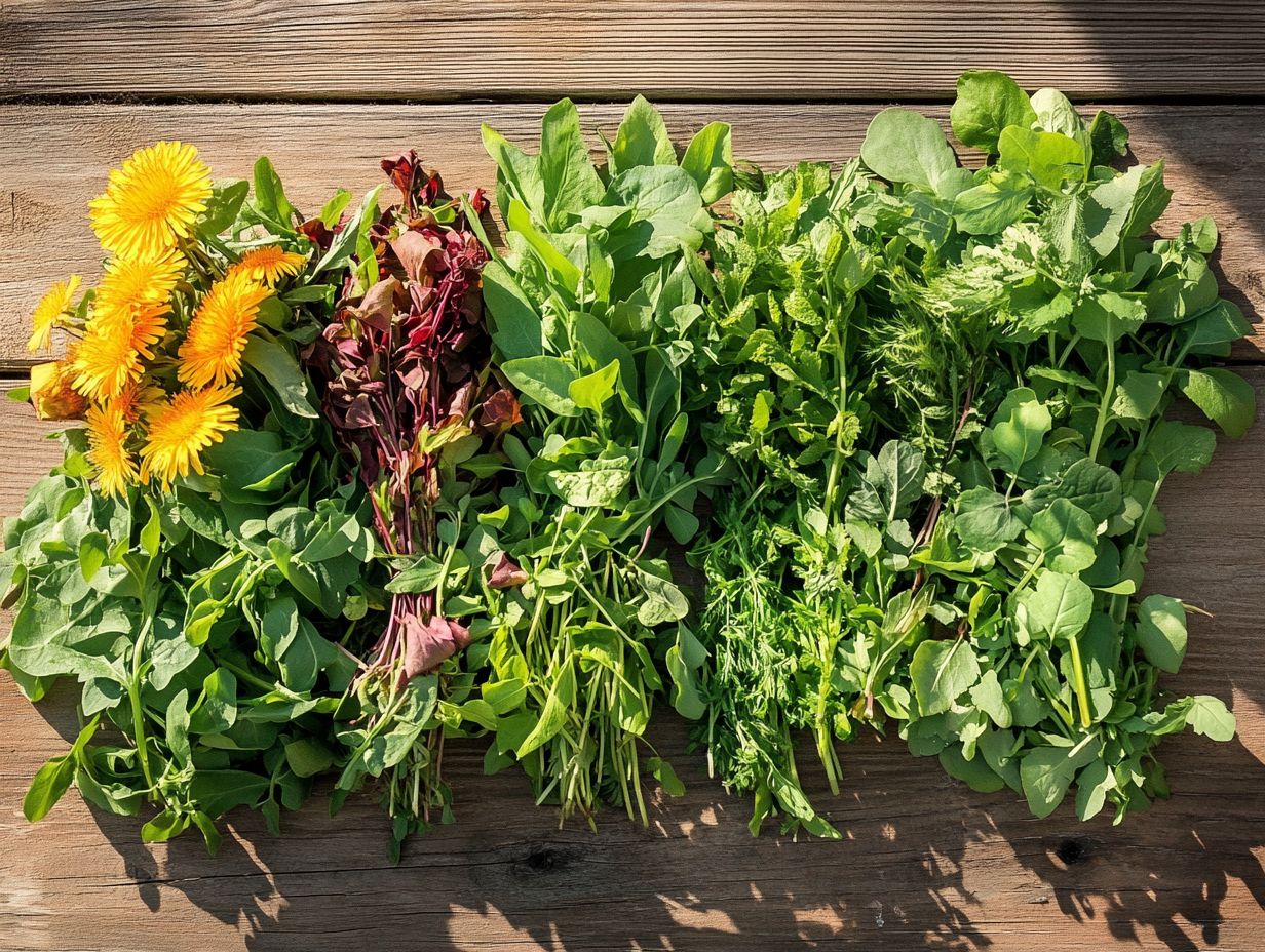 Image representing Frequently Asked Questions about Edible Wild Greens.