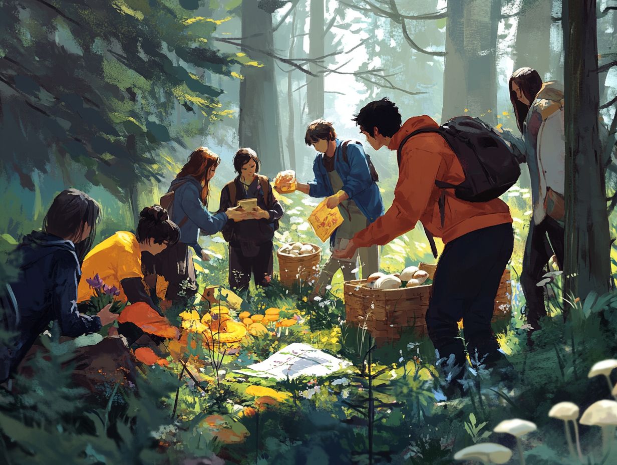 Image depicting local foraging events.