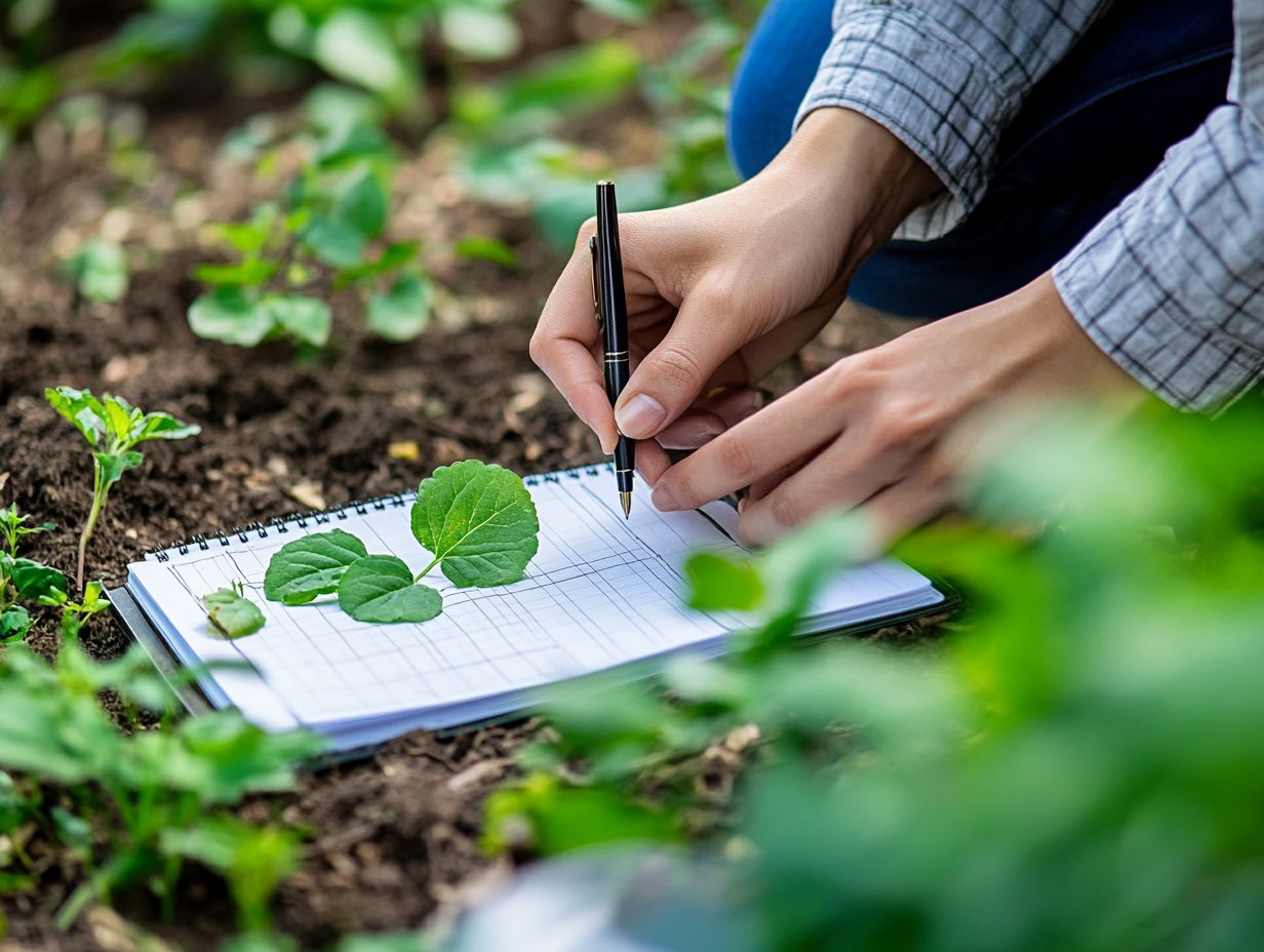 Infographic summarizing key takeaways for foraging edible plants.