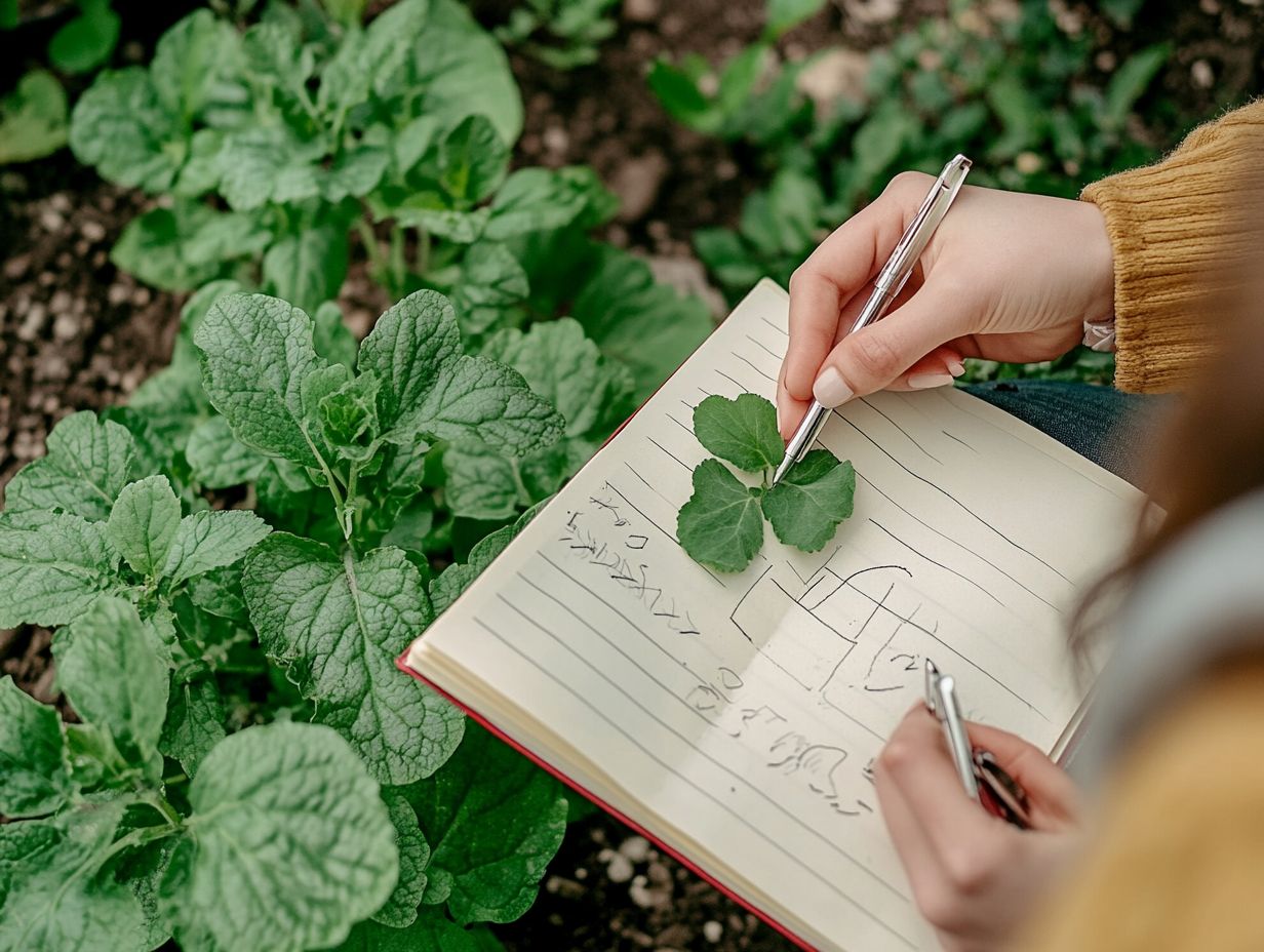 Image showing frequently asked questions about testing edible plants