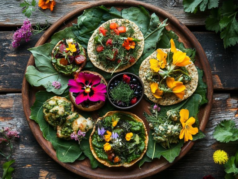 5 Wild Edible Appetizers for Your Next Gathering