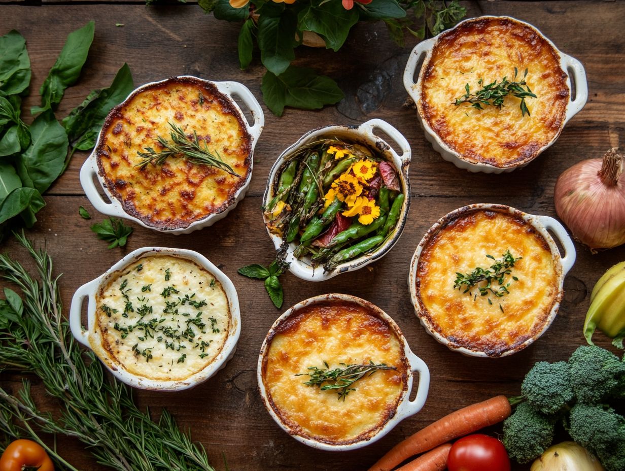 Delicious Gratin made with Wild Edibles