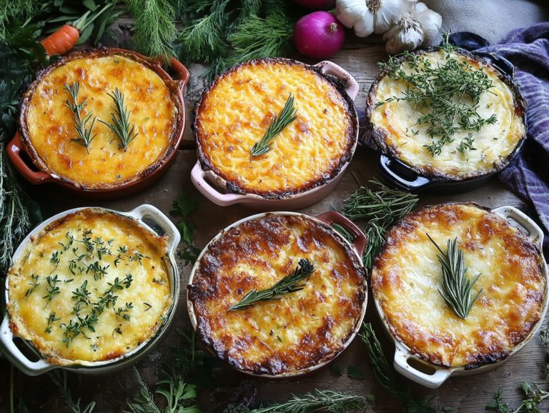 5 Wild Edible Gratin Recipes to Impress