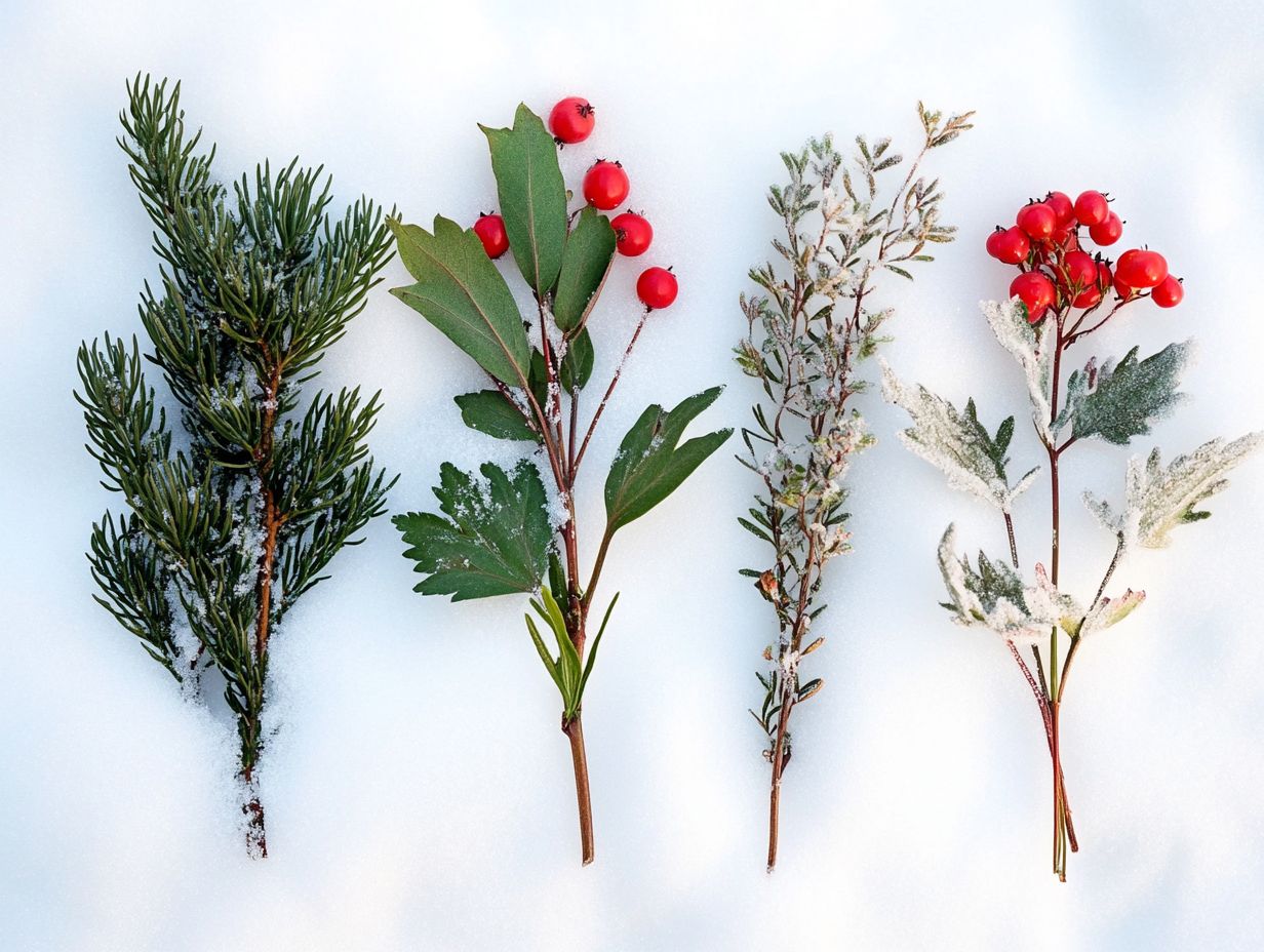 Image showcasing wild plants for foraging