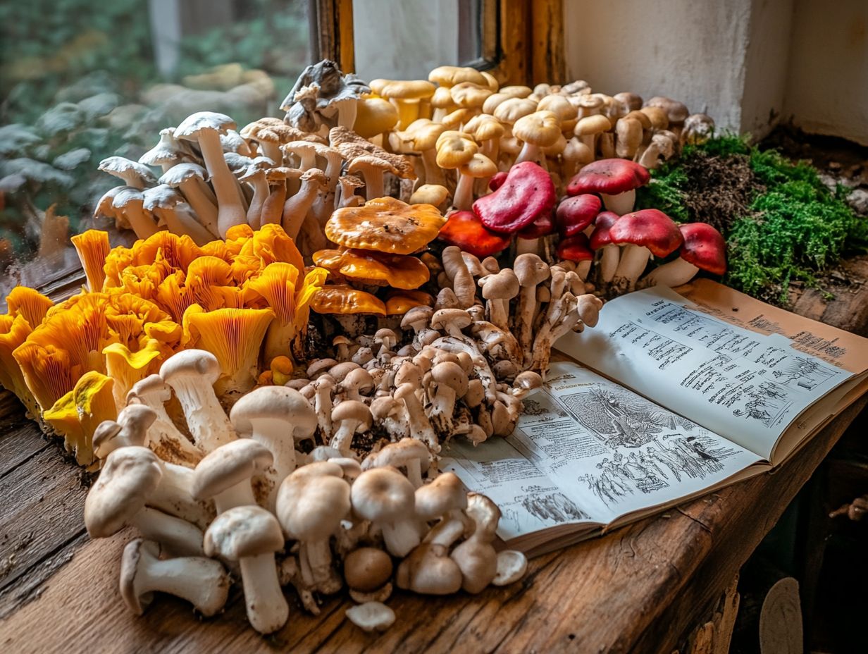 Are edible fungi easy to identify?