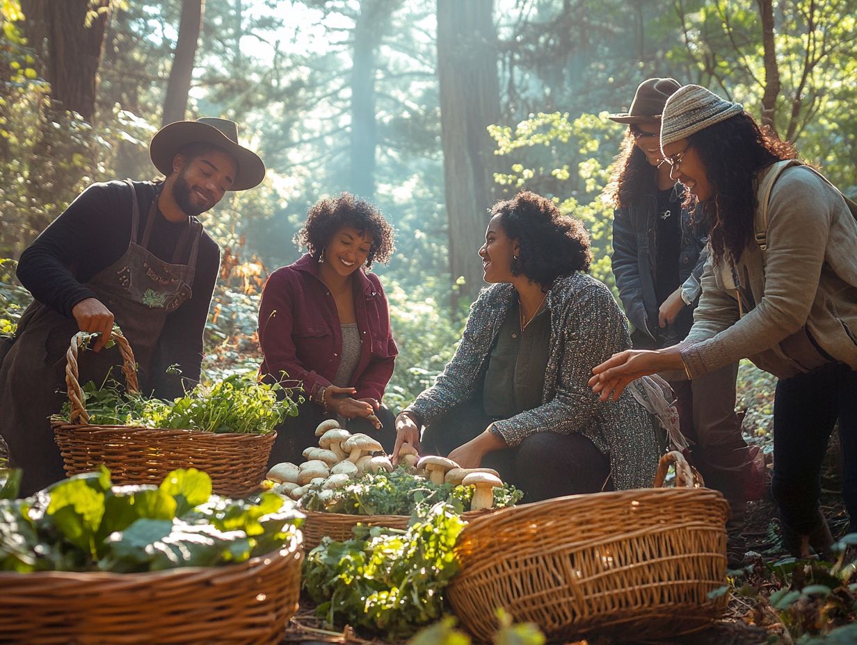 Types of Foraging Offered