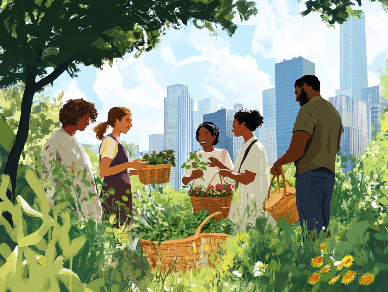 A guide to identifying and sourcing edible plants in urban areas