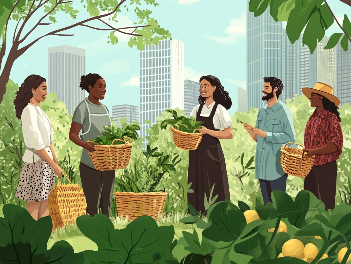 Why would someone want to connect with foragers in urban areas?