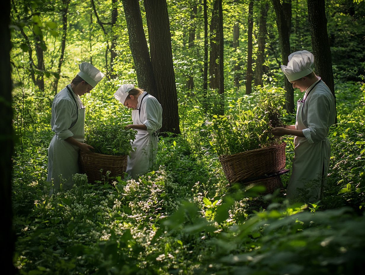 Image depicting key takeaways about foraging with local chefs.