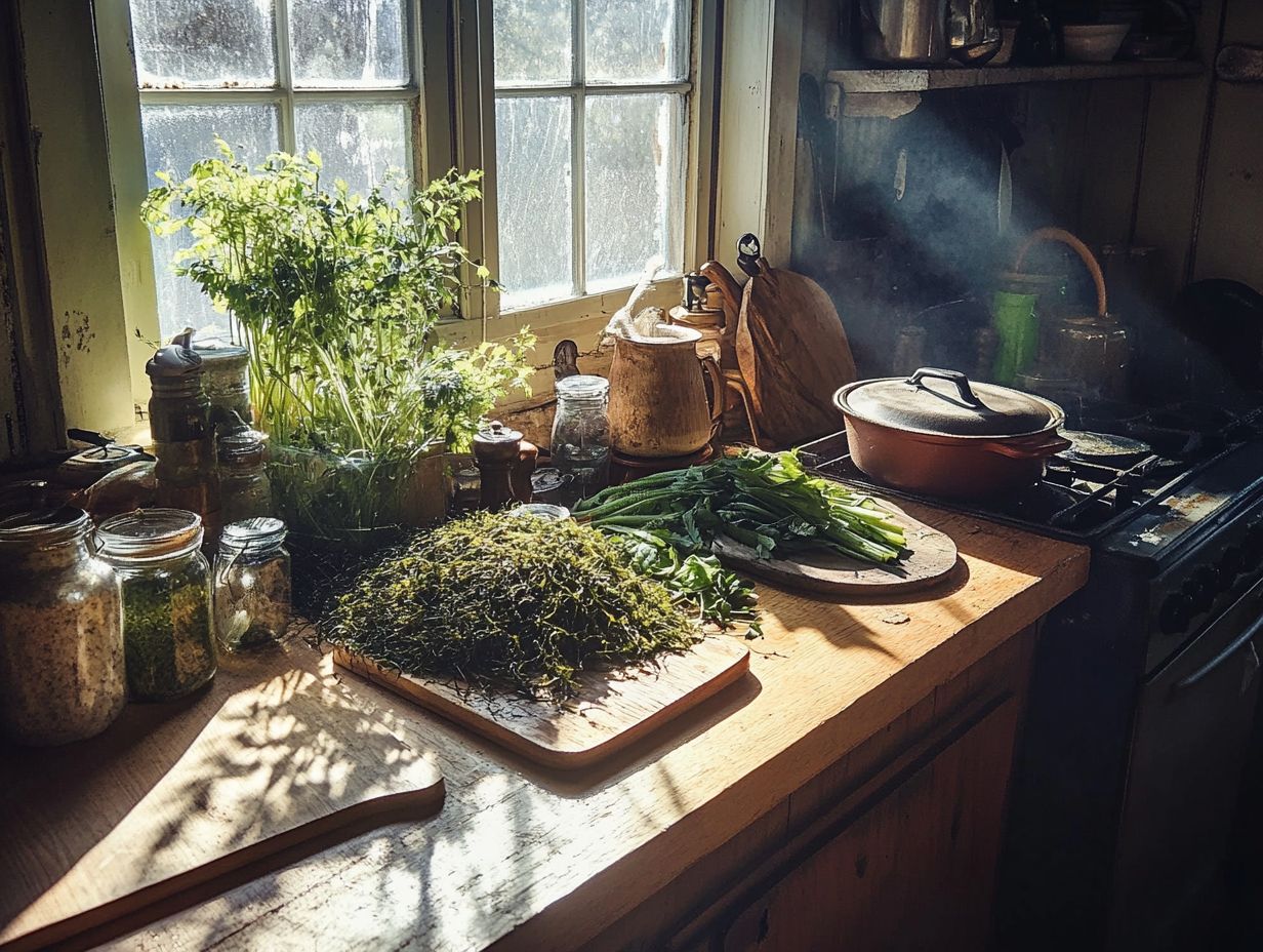 Image of frequently asked questions about cooking with wild seaweed.