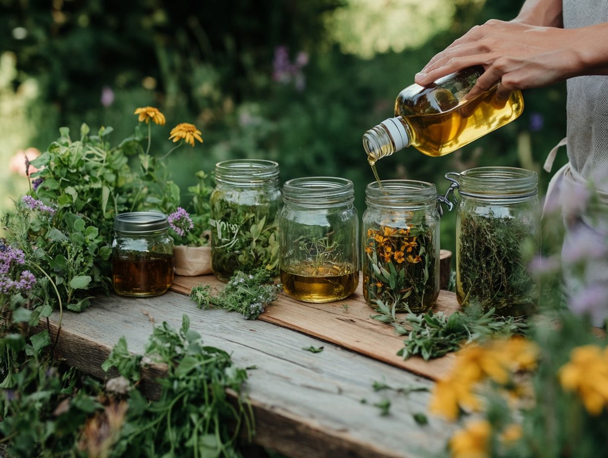 Tips for Storing and Using Wild Edible Infused Oils