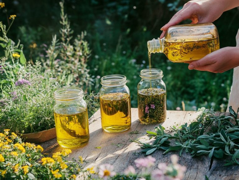 Crafting Wild Edible Infused Oils