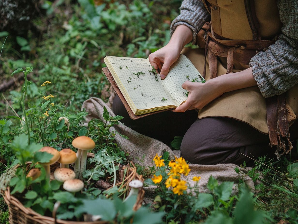 An example of a foraging handbook tailored for local wild edibles.