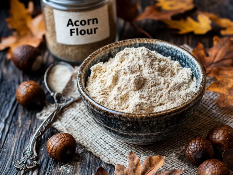 Delicious Acorn Flour: A Unique Recipe