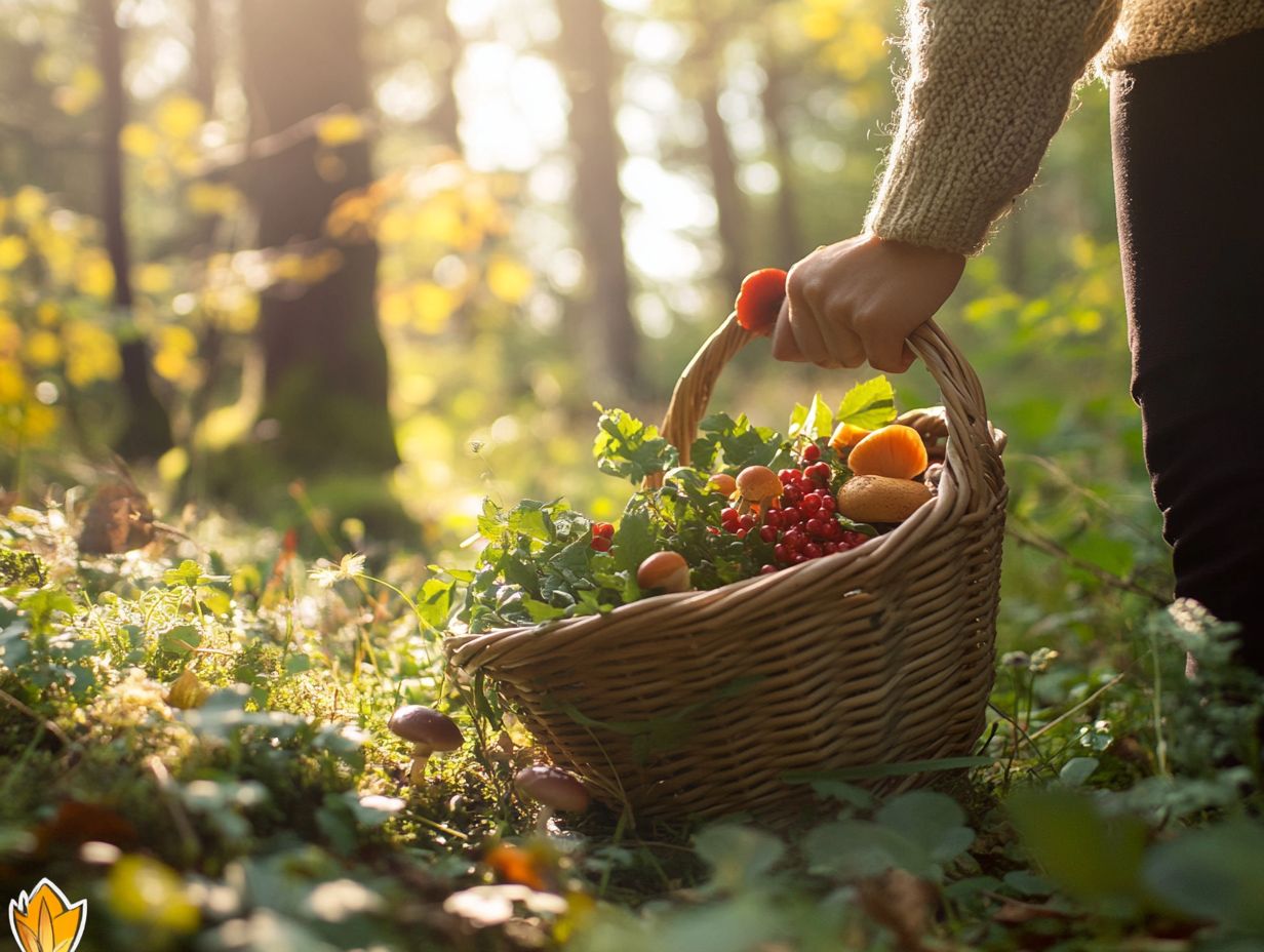 A beautiful landscape depicting safe foraging areas