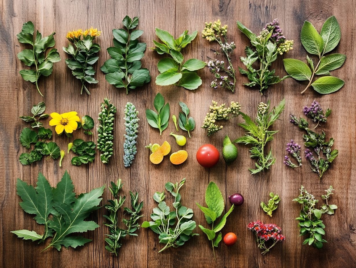 Visual Guide to Key Takeaways in Edible Plant Identification