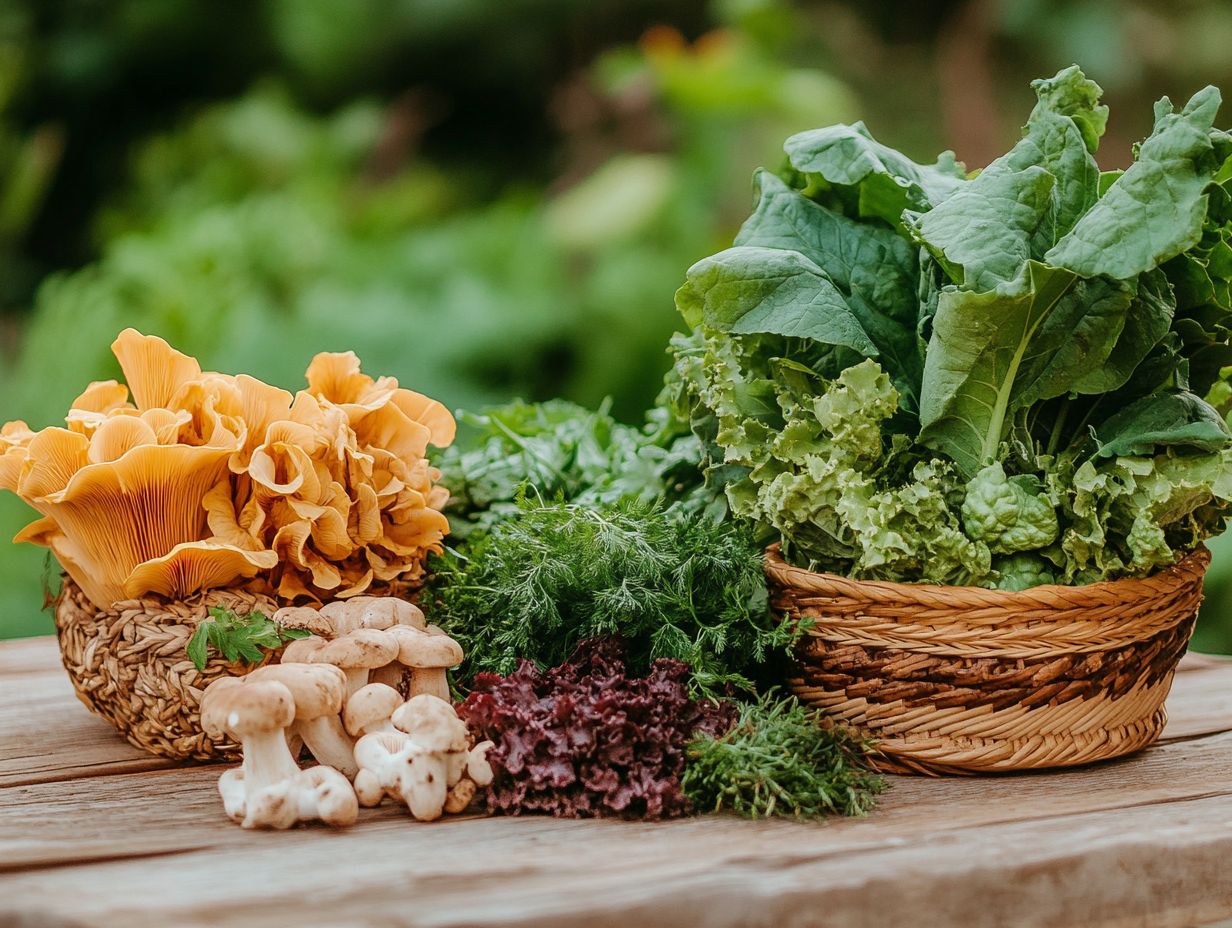 Identifying and Harvesting Edible Plants and Fungi