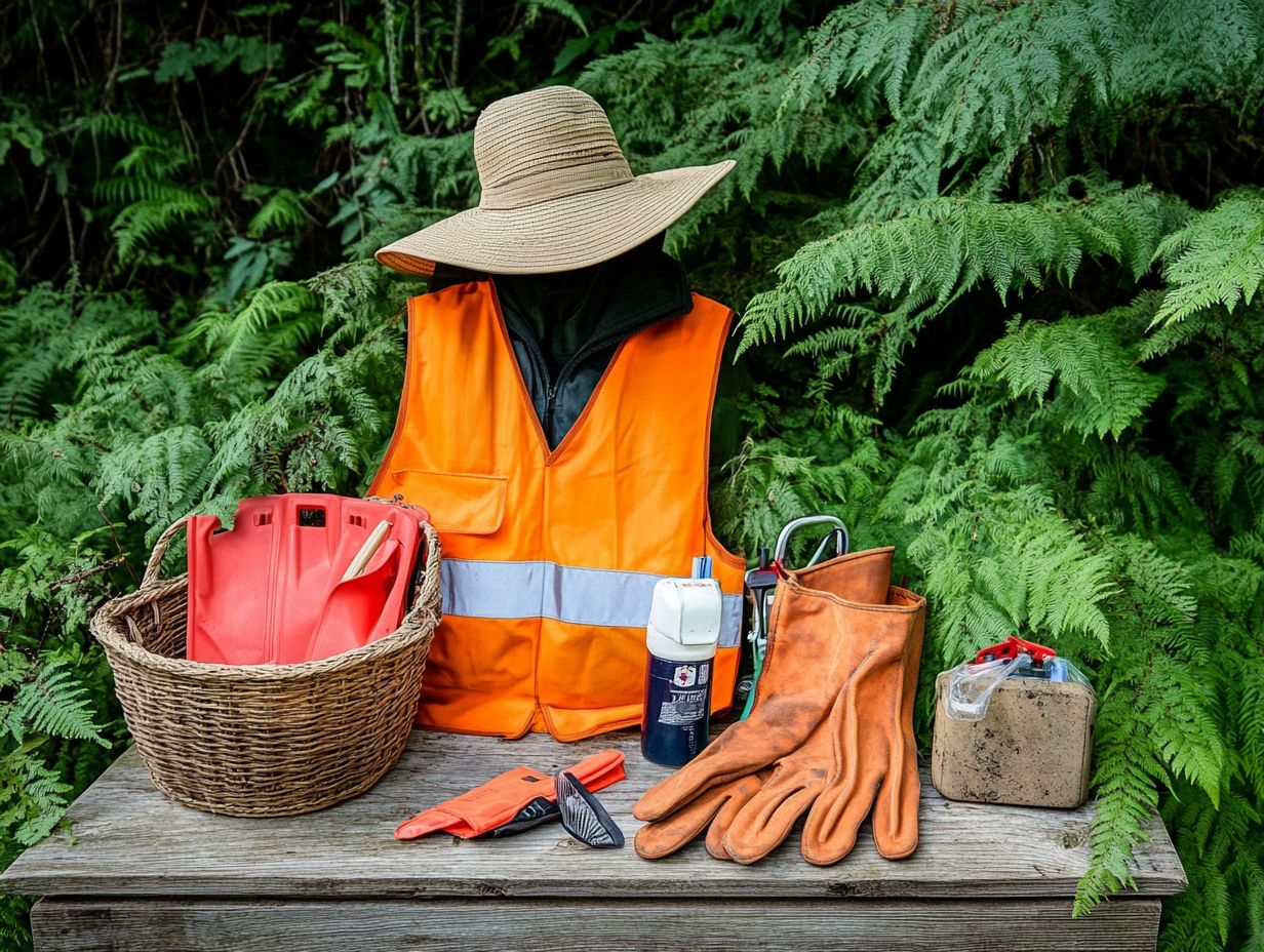 Essential gear for sustainable foraging: water and snacks