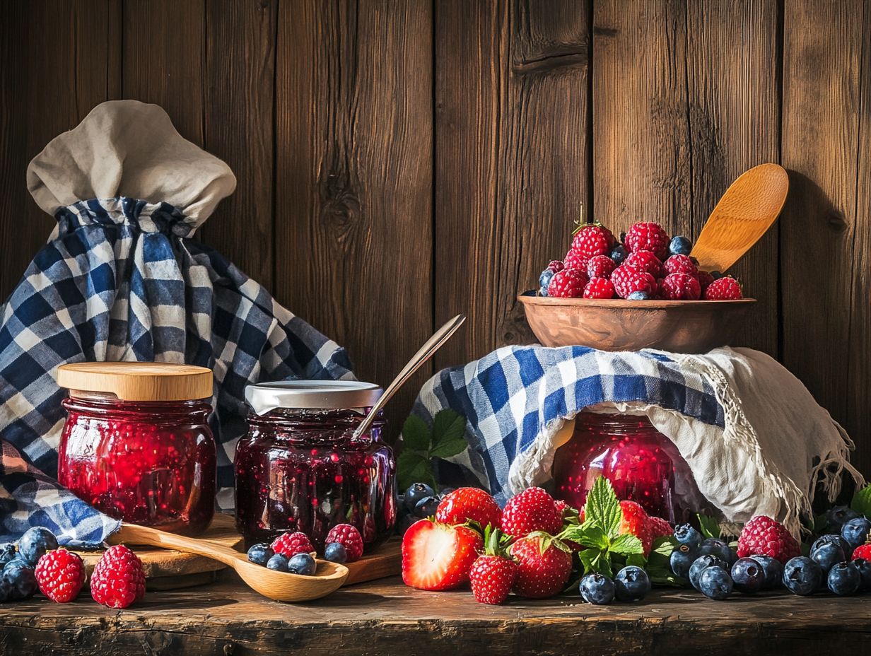 Preparing and Cooking the Berries