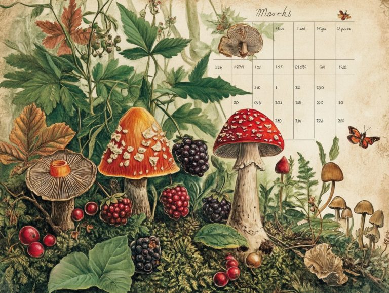 Foraging Calendar: What to Gather Each Month