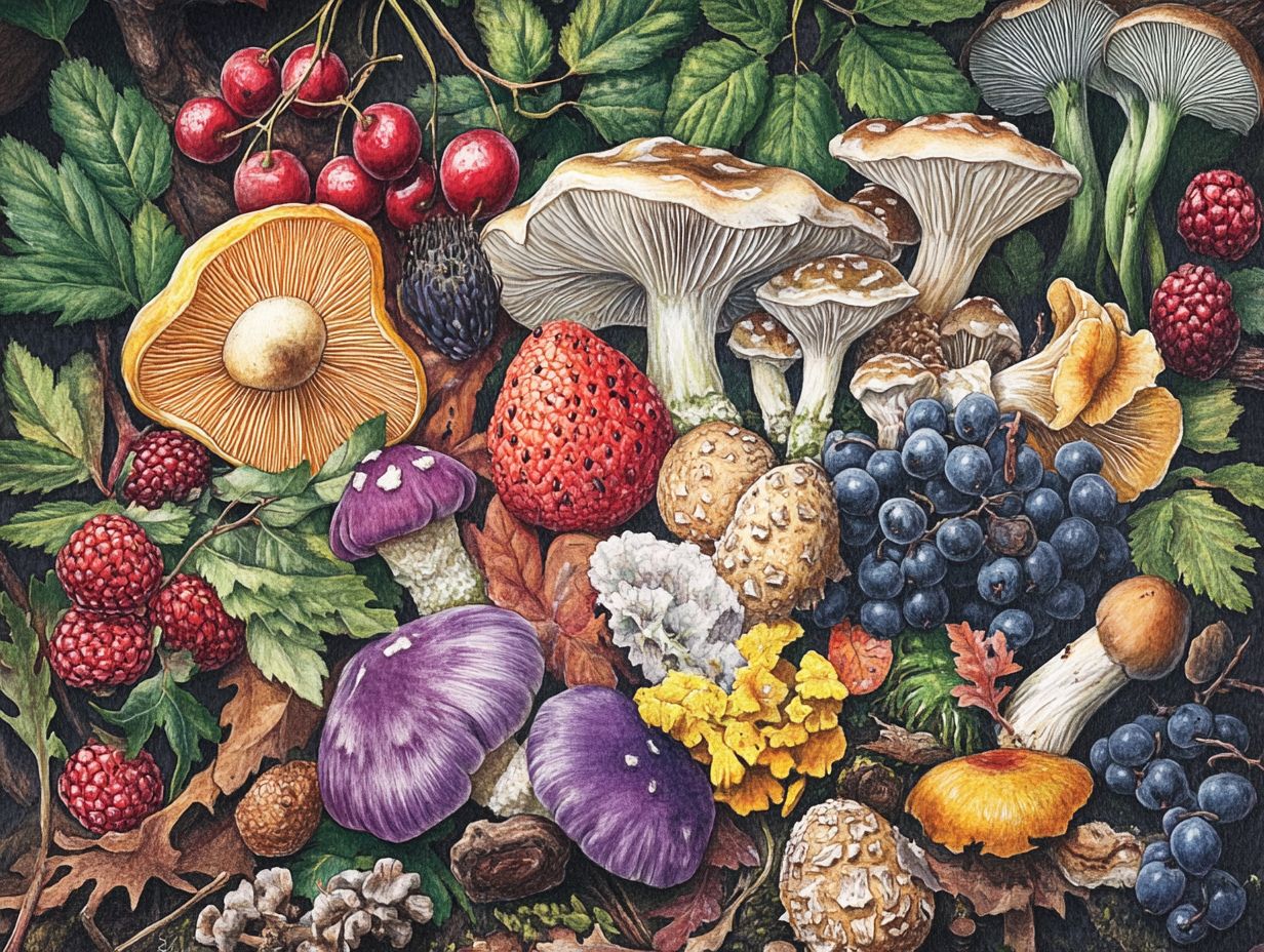 Common Edible Plants and Fungi