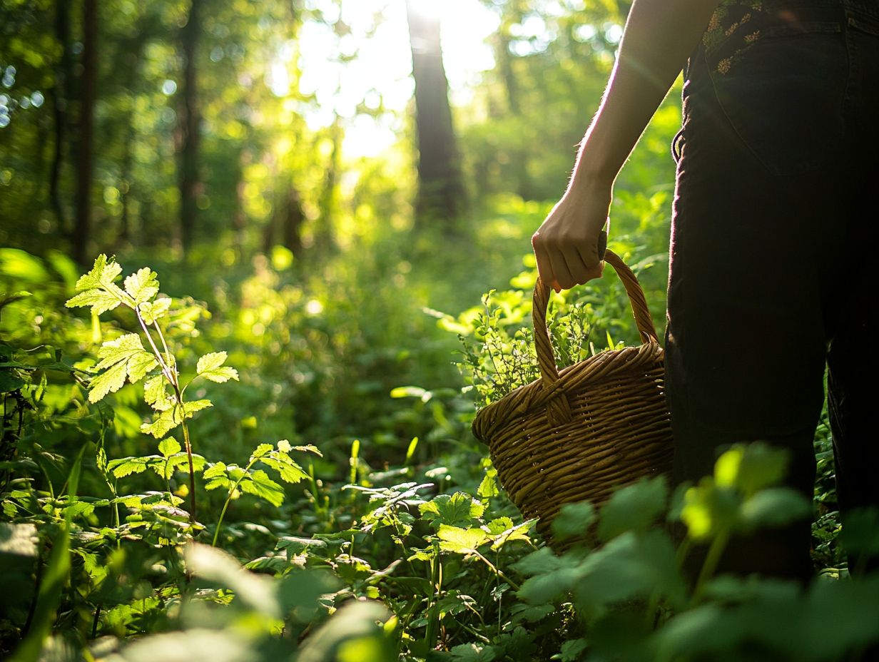 A guide to safety considerations when foraging for herbs.