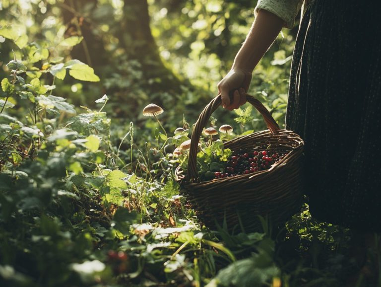 Foraging Techniques for Sustainable Practices