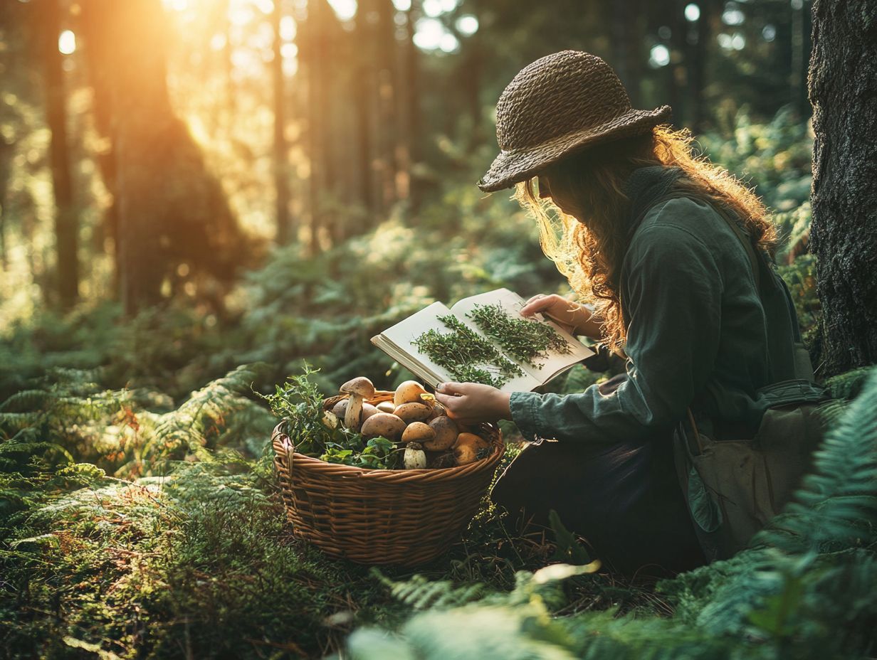 Illustration of Foraged Foods