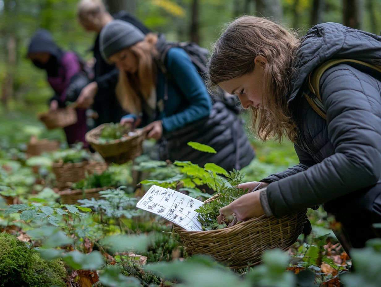 A guide helping people find foraging communities near them