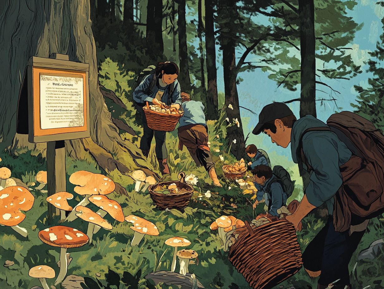 An image illustrating key takeaways about foraging.