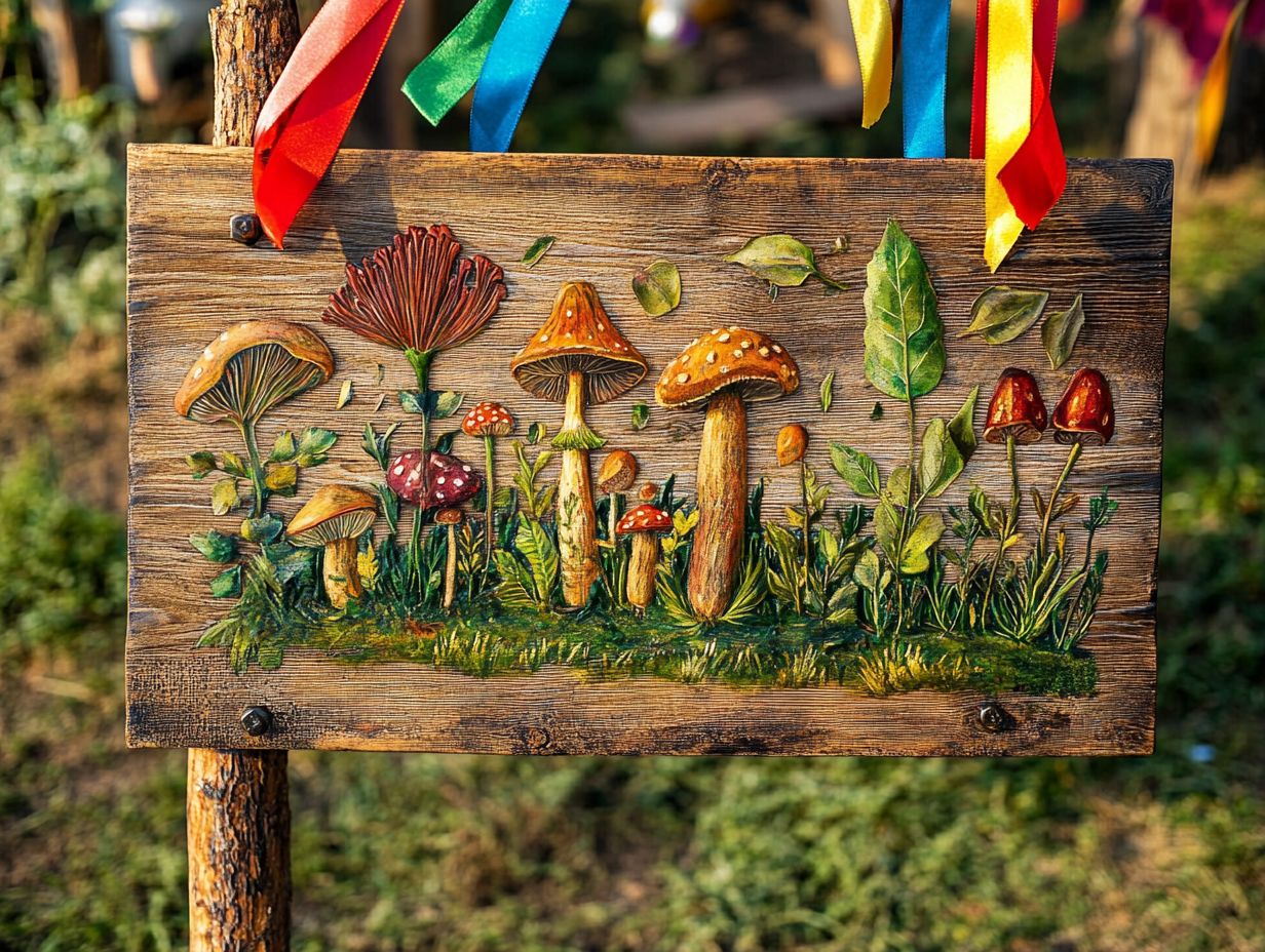 What is foraging signage and why is it important for events?