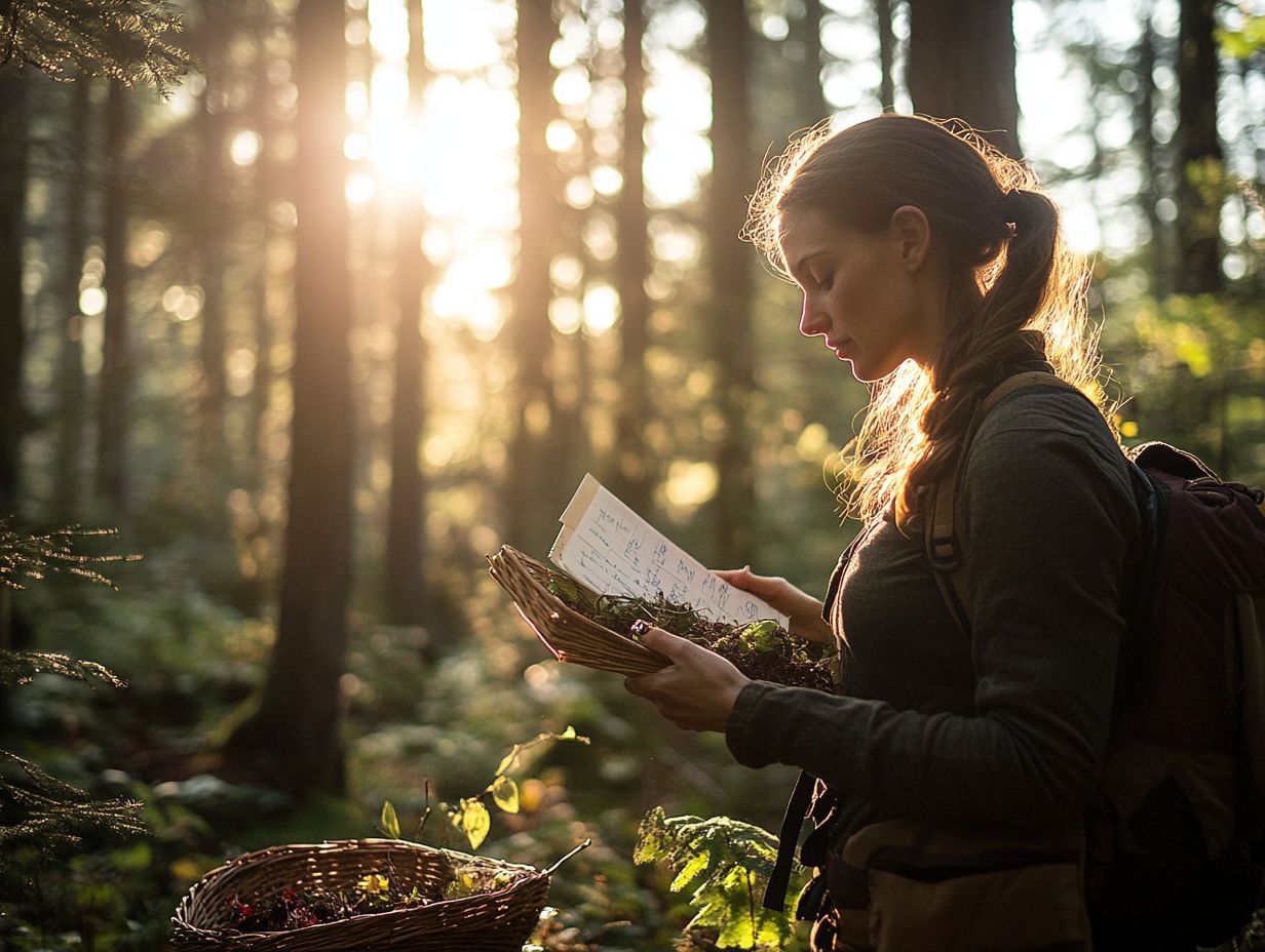 A guide to identifying safe edible plants and fungi in the wild