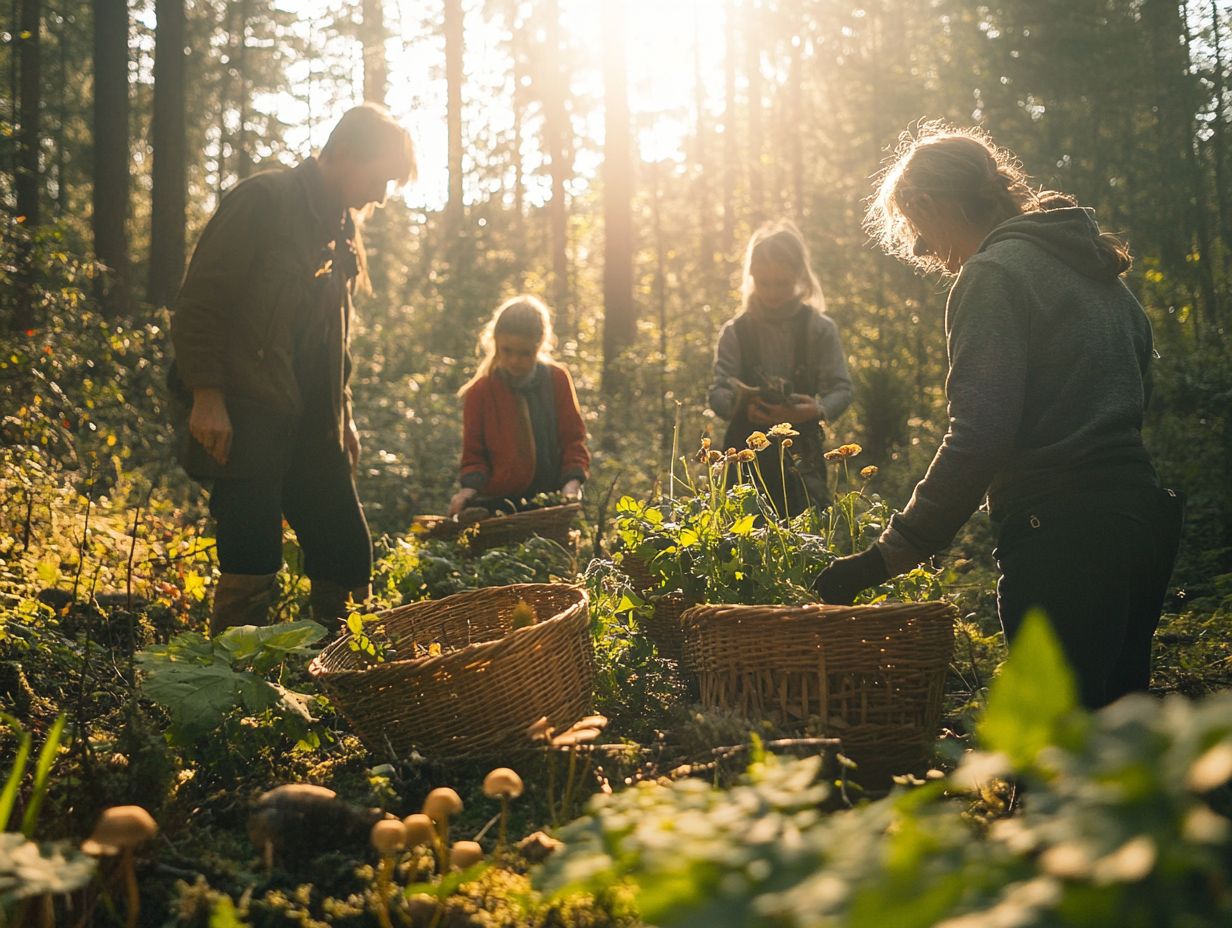 Teaching Participants to Forage