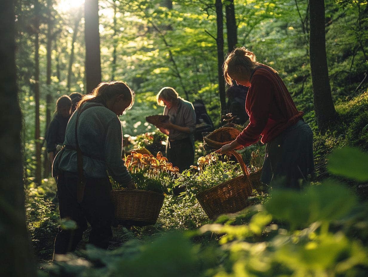 What is a foraging workshop?