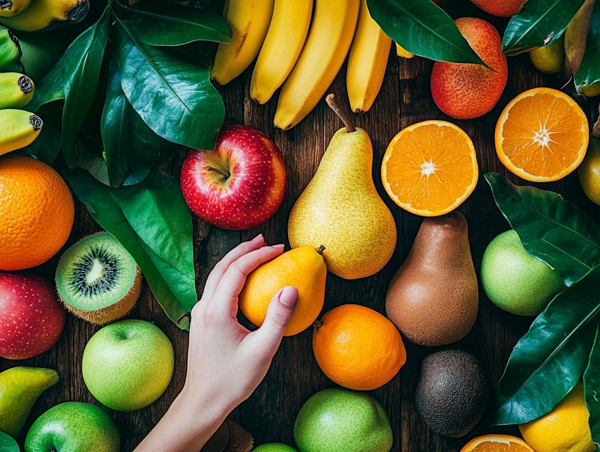 Image showing various edible fruits foraging.