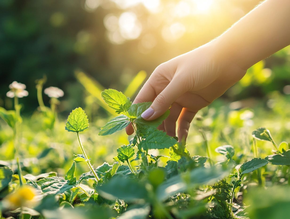 Guided foraging tour showcasing edible plants in spring