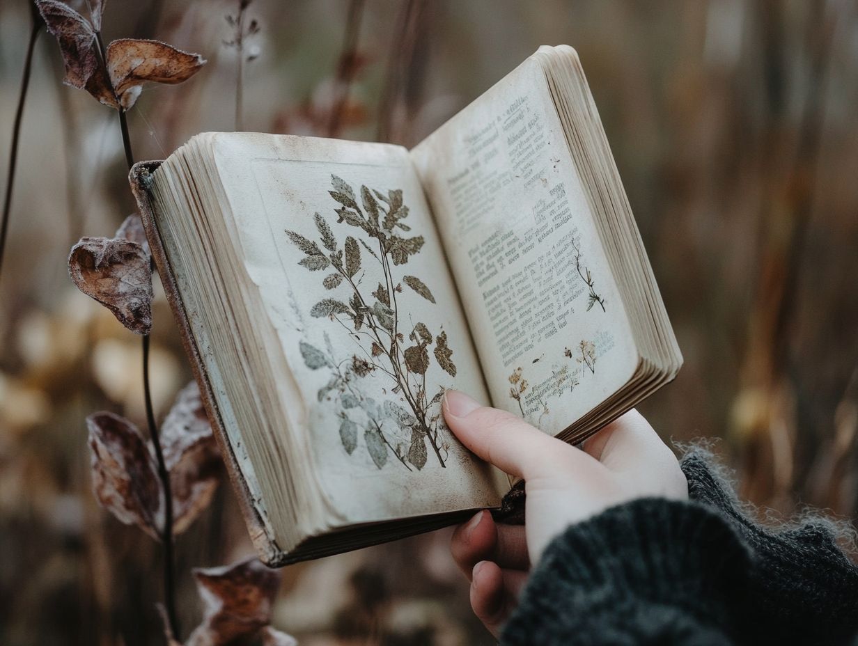 What is the best way to identify edible plants in winter?