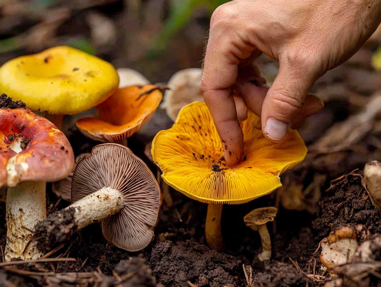 General rules for identifying edible fungi