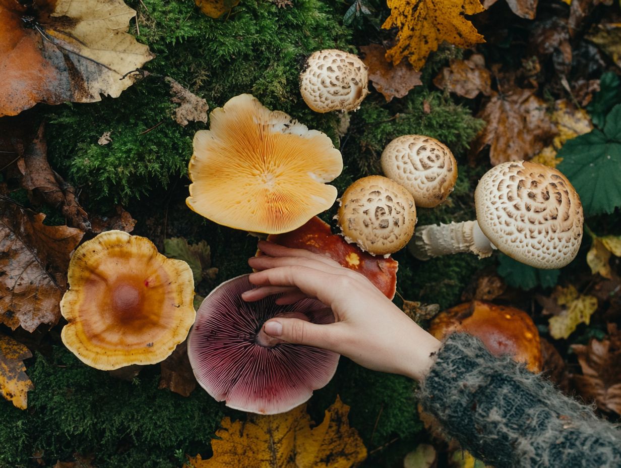 1. What are some general characteristics to look for when trying to identify safe edible mushrooms?