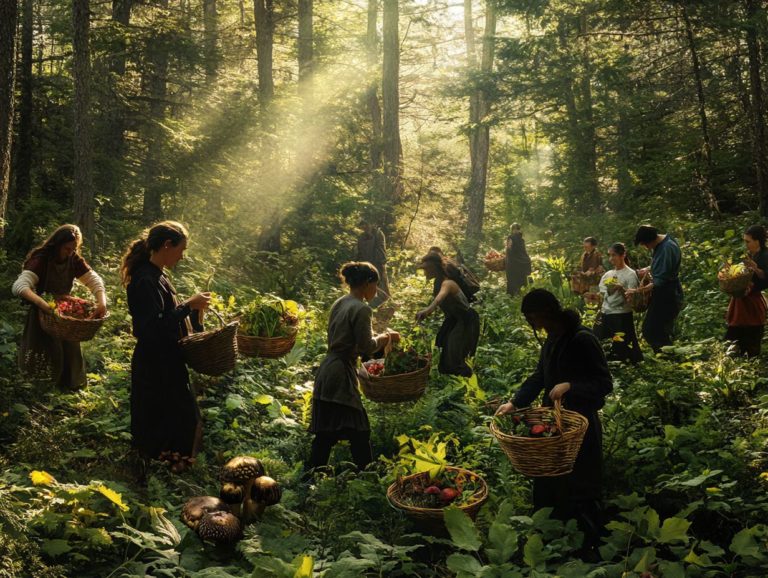 How to Join Local Foraging Groups for Sustainability