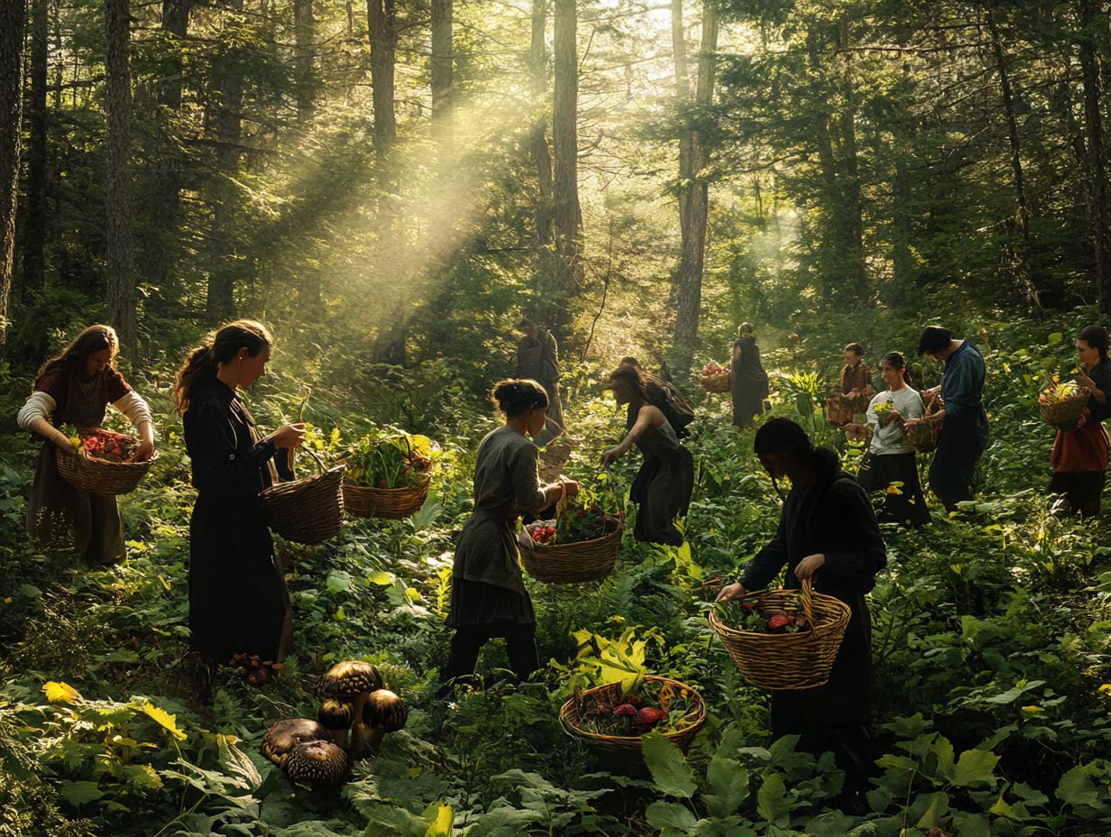 Image showing steps to connect with local environmental organizations for sustainable foraging