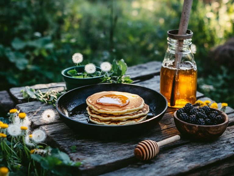 How to Make Wild Edible Pancakes