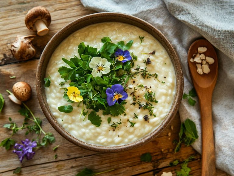 How to Make Wild Edible Risotto