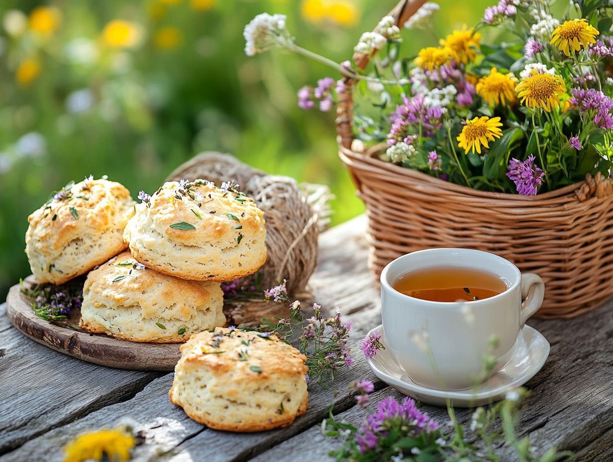 Image of wild edible scones