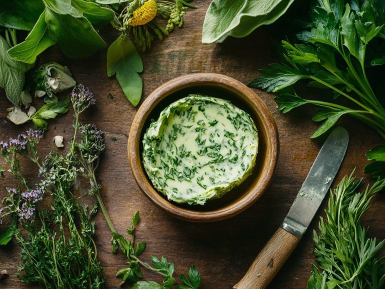 How to Make Wild Herb Butter