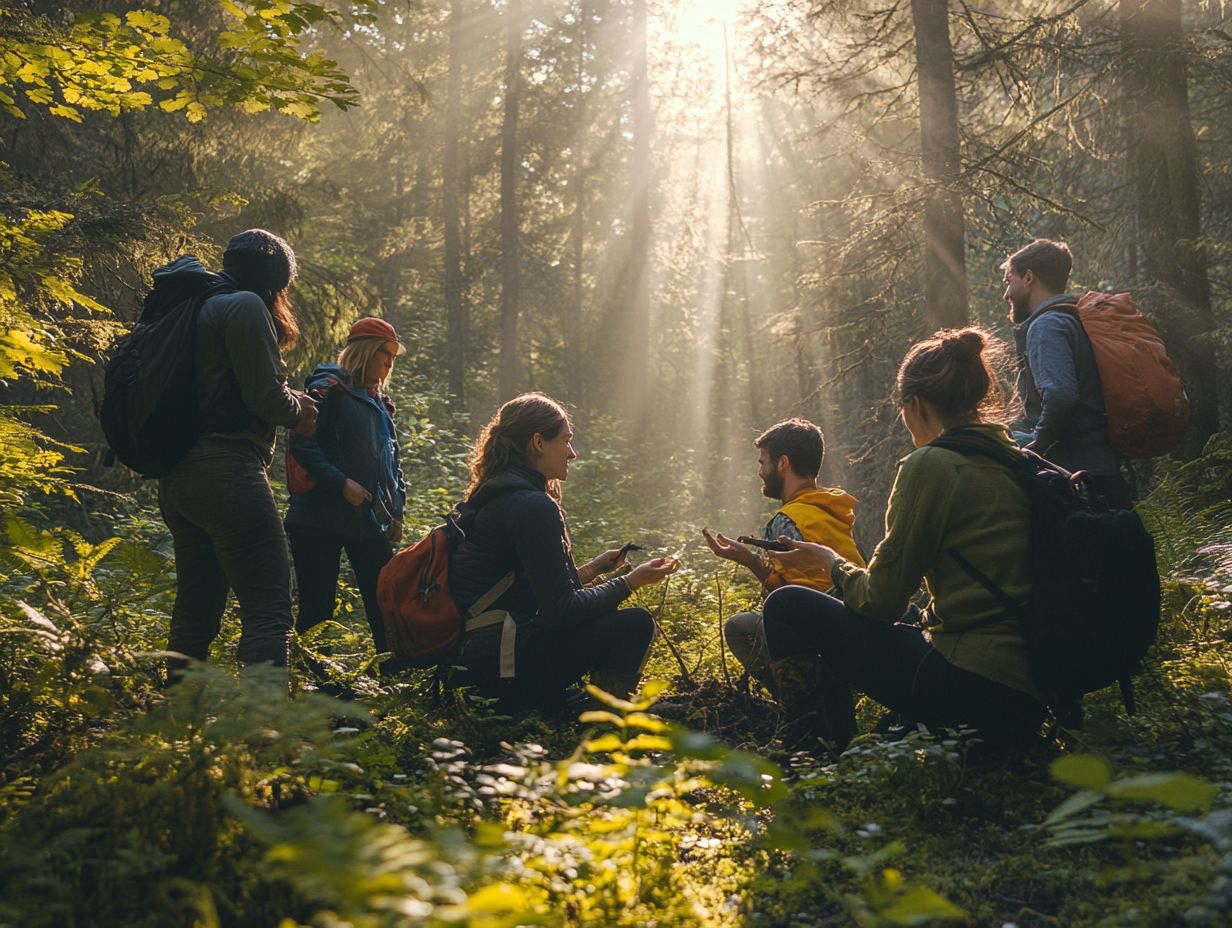 Image depicting frequently asked questions about foraging safety.