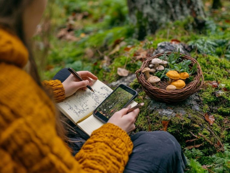 How to Record and Share Your Foraging Experiences