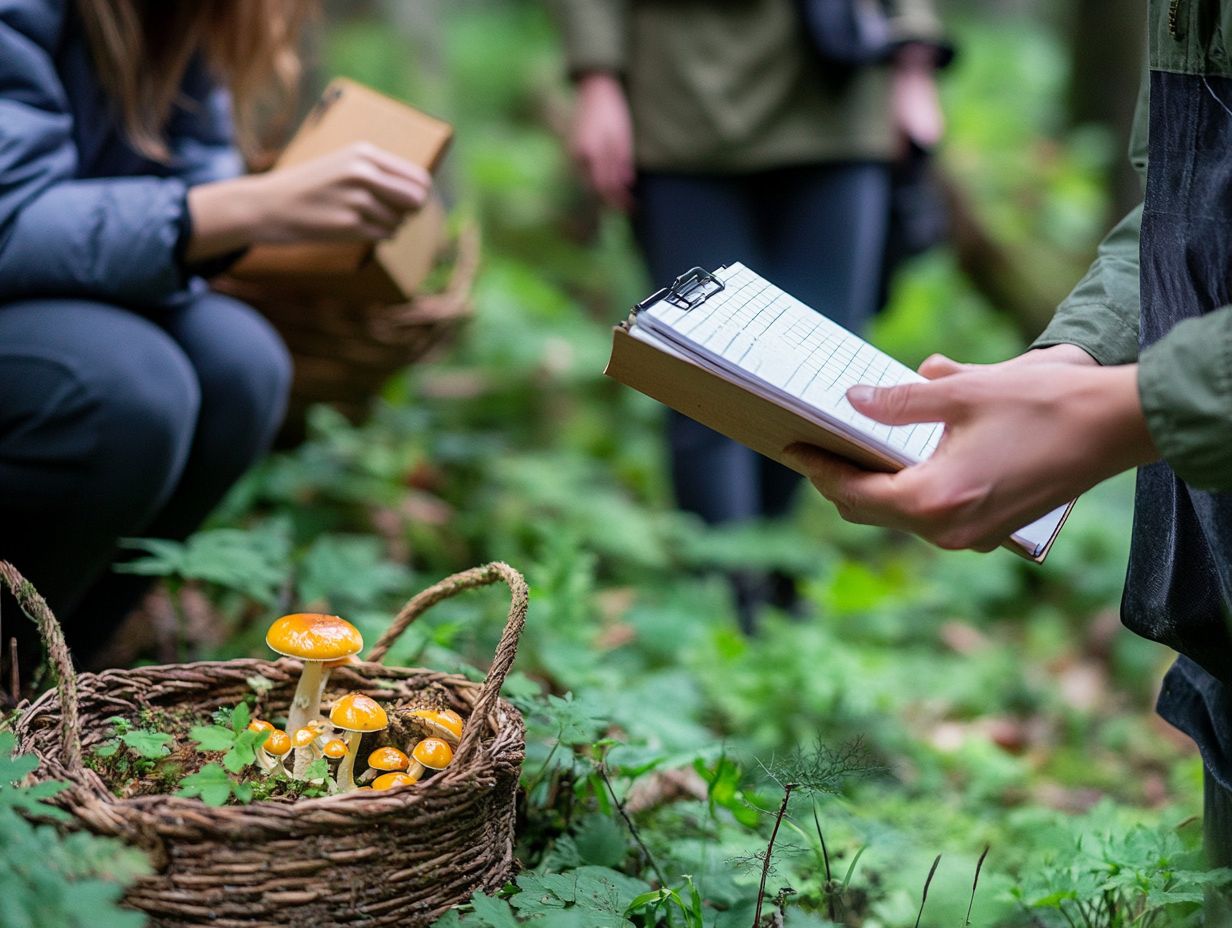 An infographic on sharing foraging knowledge